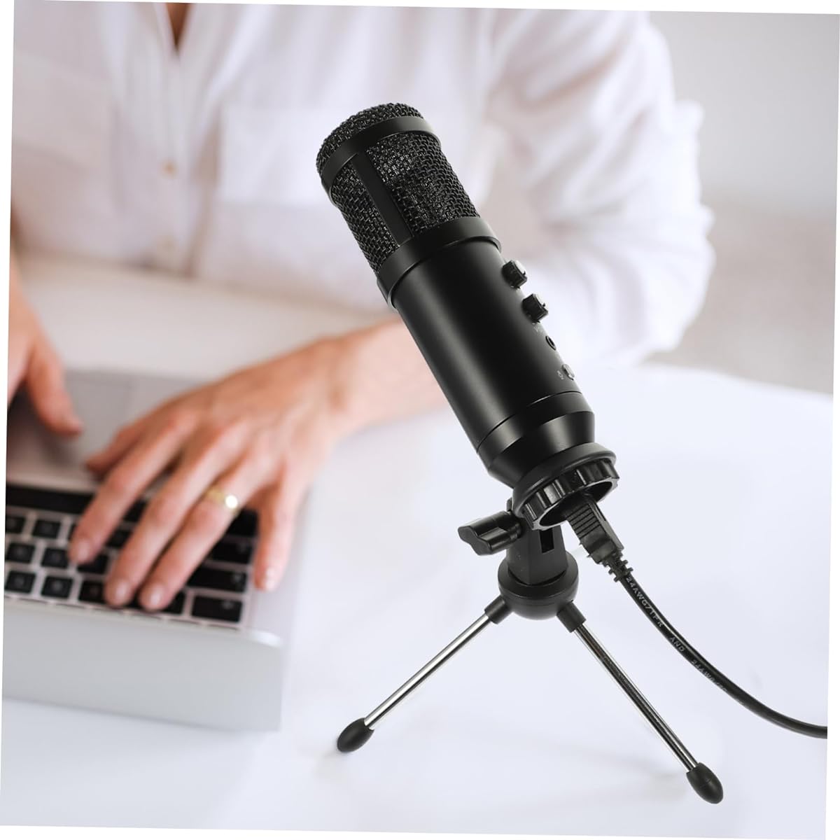 VICASKY 4-piece set USB microphone studio microphone kit chat microphone wireless microphone condenser microphone condenser microphone
