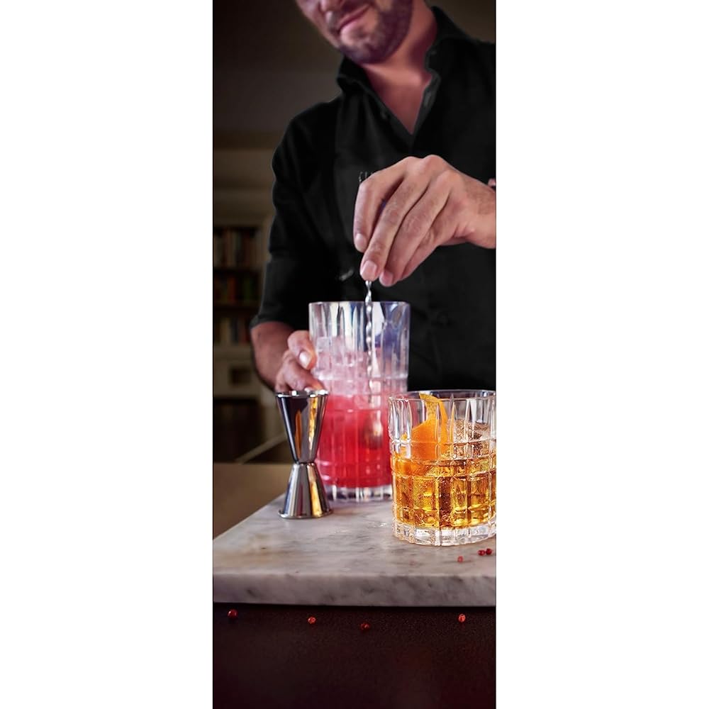 [Genuine] NACHTMANN Tumbler Glass Set of 4 Square Whiskey Tumbler (4 pieces) 345ml 101050
