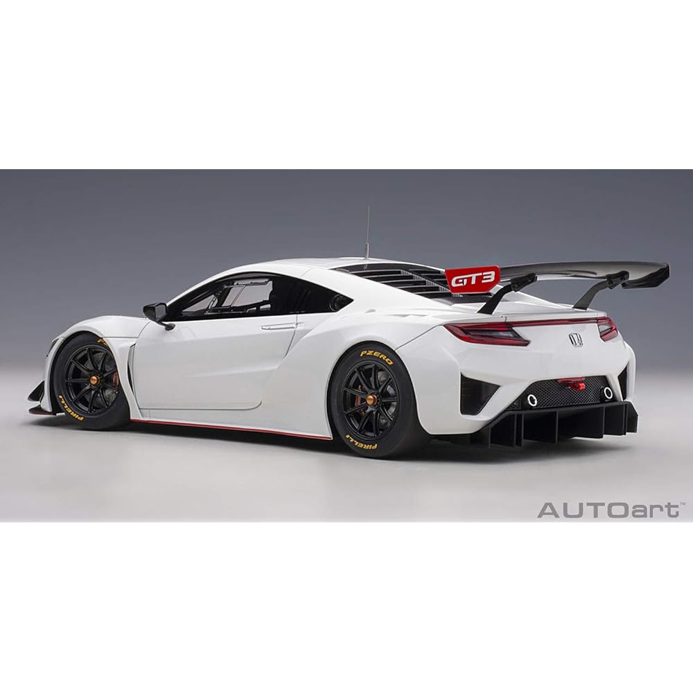 AUTOart 1/18 Honda NSX GT3 2018 White Finished Product 81898