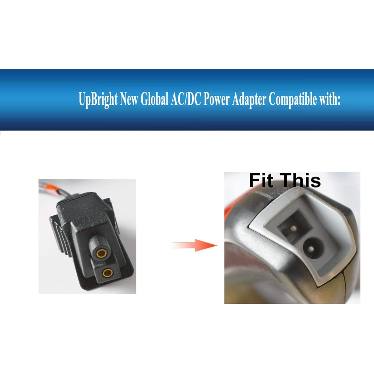 UpBright 10V AC/DC Adapter Royal Dirt Devil BD30010 BD30010FDI QuickFlip 8V Li-ion Battery Cordless Vacuum Cleaner 440009122 ZD6E100040US ZD6E100030US YLJX1B-T100030 Power Charger