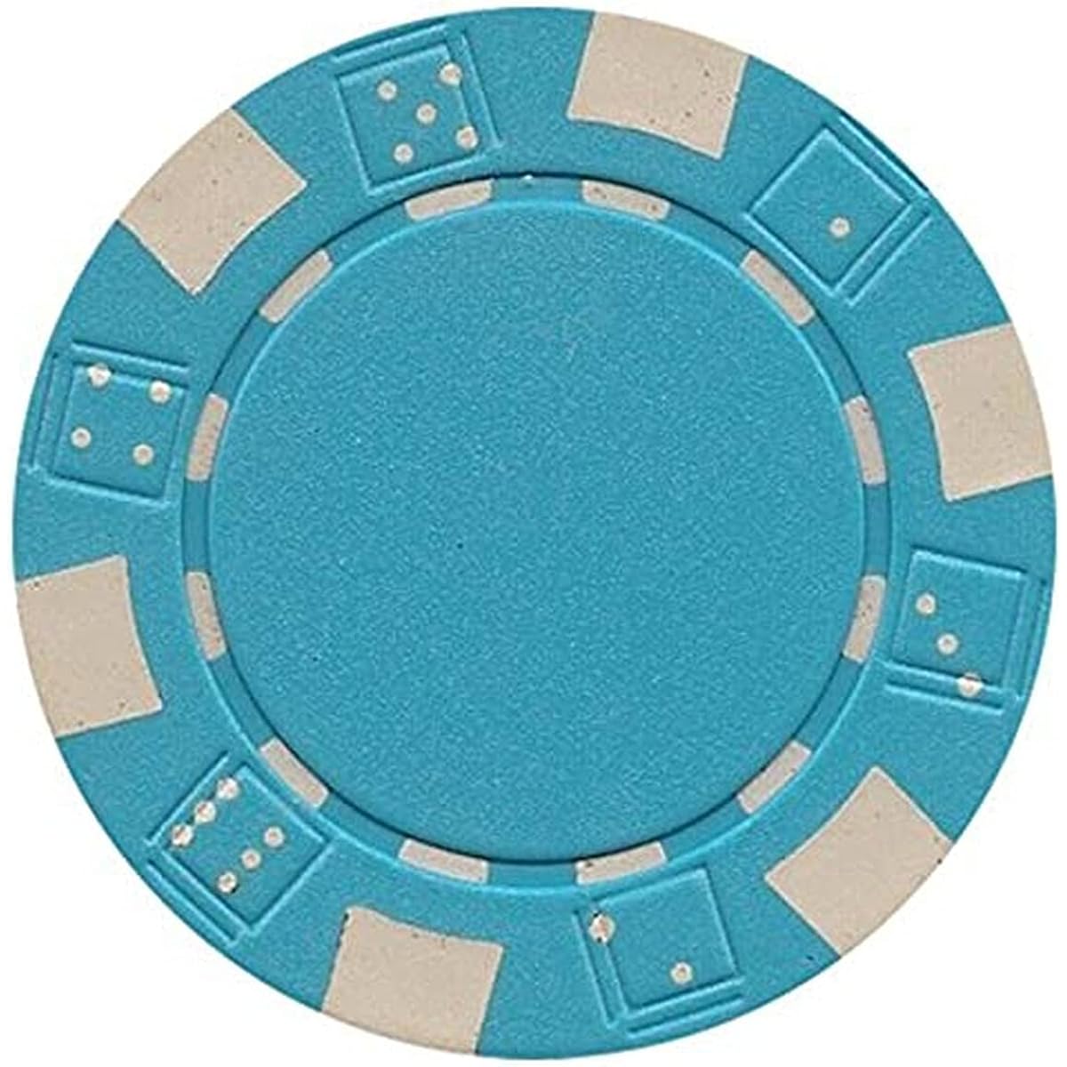Da Vinci Clay Composite Striped Dice 11.5g Poker Chips 50 Pieces