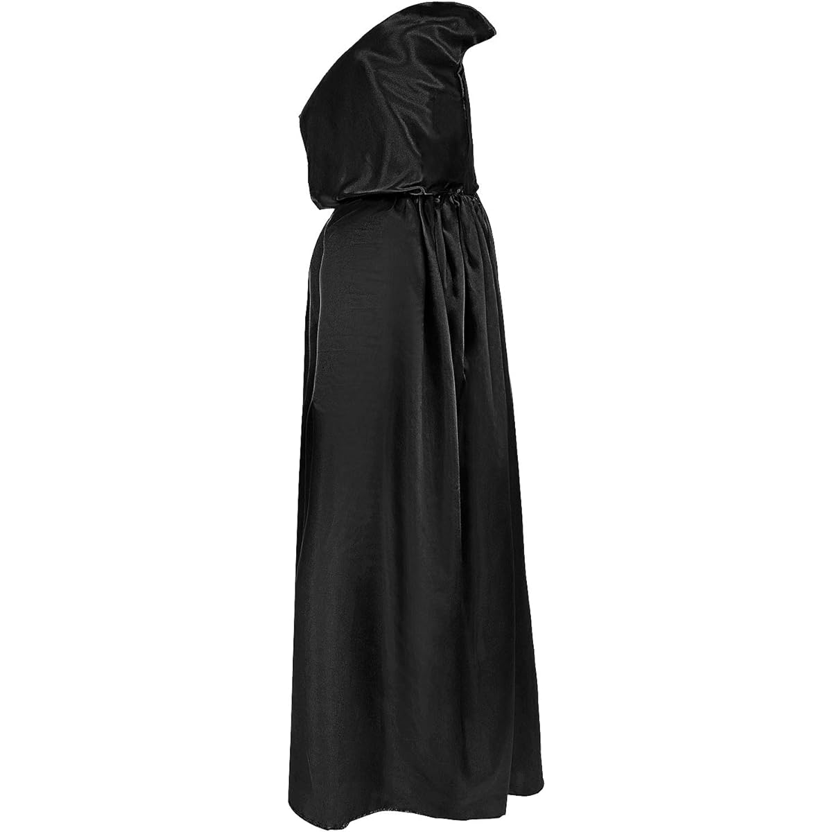 Uni Hooded Cloak Full Long Velvet Cape Halloween Cosplay Costume
