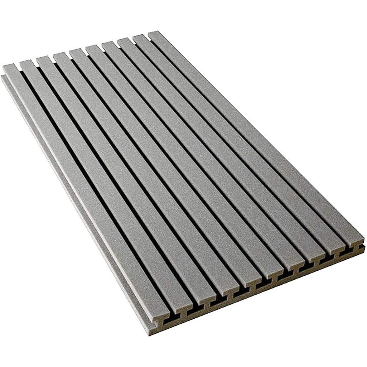Striped Sound Absorbing Panel 100505CM Rectangular Sound Absorbing Cotton Moisture Proof Fire Proof Soundproof Foam (Purple) (Gray)