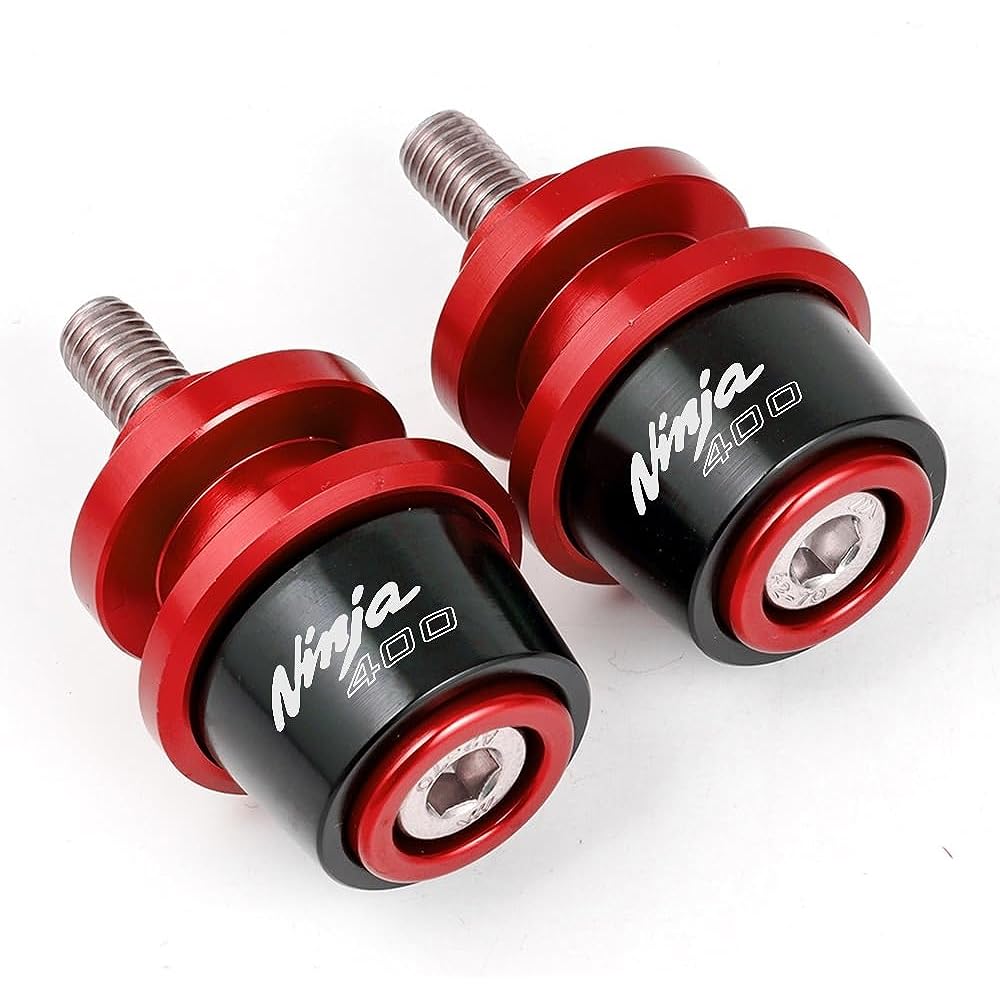 Rocker Spool Slider Motorcycle Aluminum Swingarm Spool Rear Stand Screw Slider Accessories Kawasaki NINJA400 Ninja 400 2018-2020 2021 2022 (Color : 8mm-1)