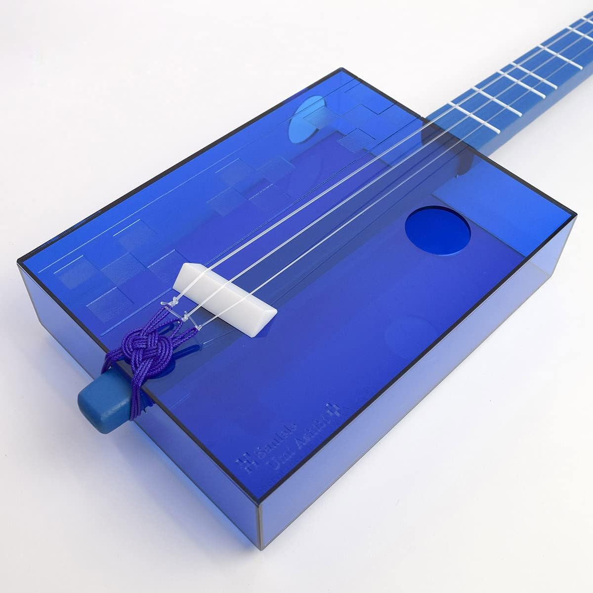 Machidaya Sanlele Sanlele Sea Play / Blue Minsa Sanshin Ukulele Machidaya