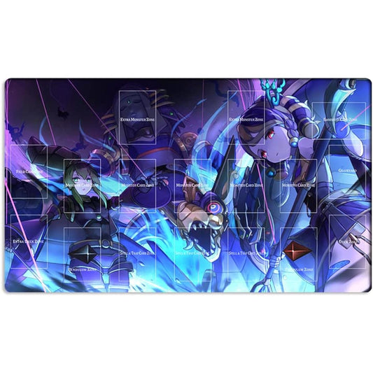 Mlikemat Duel Playmat Shadle Deck TCG CCG Trading Card Game Mat + Free Bag