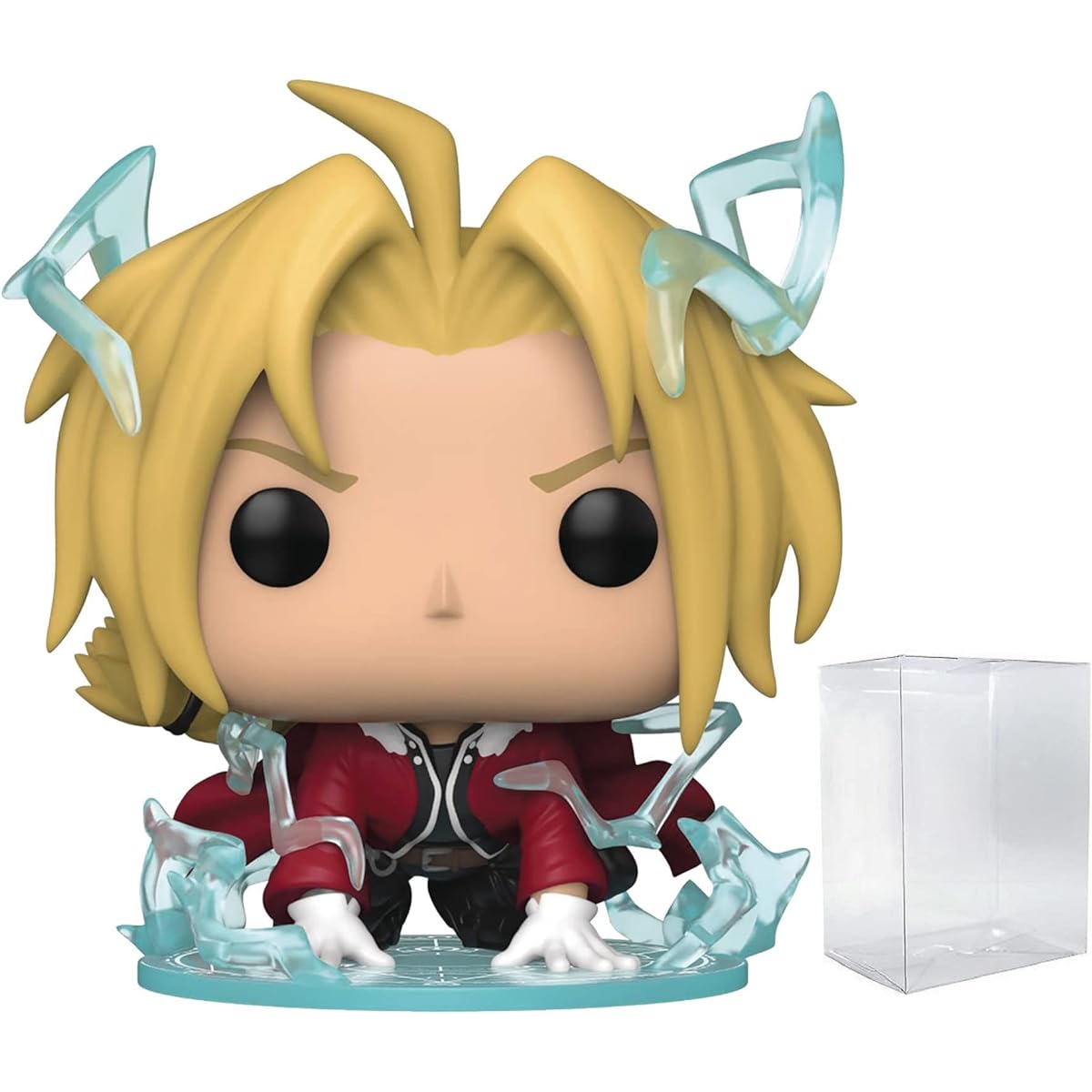 POP Full Metal Alchemist Brotherhood - Edward Elric Funko Vinyl Figure (with Compatible Box Protector Case) Multicolor 3.75"
