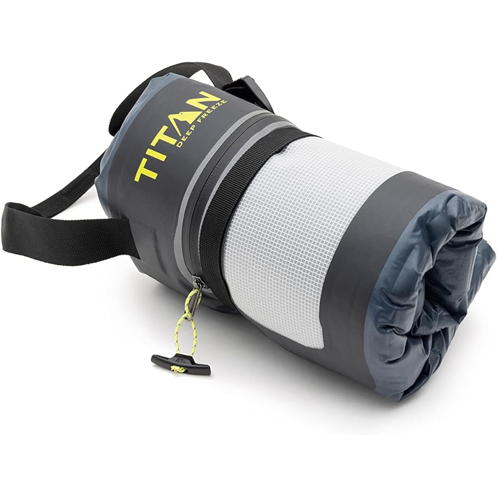 Titan Deep Freeze Air Cooler Box 16L 30 Can Roll Up Storage Cold Bag Soft Cooler Folding Lightweight Outdoor Camping BBQ Fishing