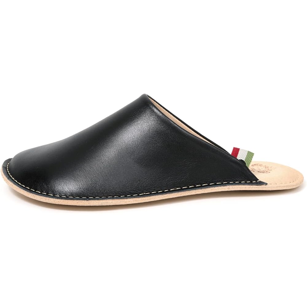 [Orobianco] UMAYA Room Shoes, Leather Slippers, Genuine Leather, Made in Japan, Unisex