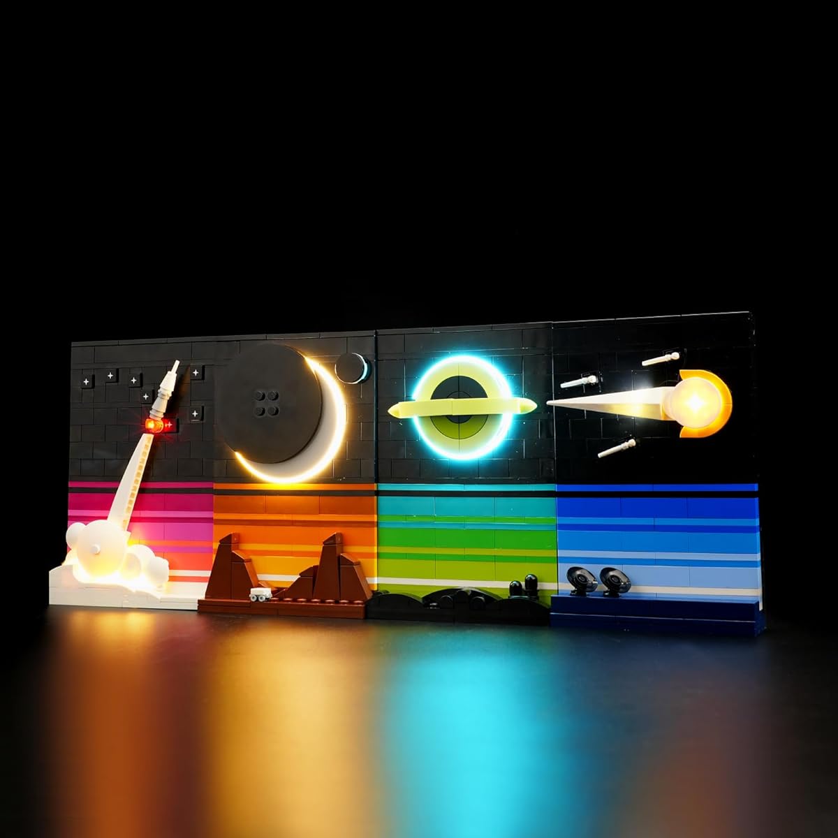 DALDED LED Light Kit LEGO Tales of the Space Age 21340 Compatible with LEGO 21340 Illuminates Tales of the Space Age Toys - No Model (Classic Version)