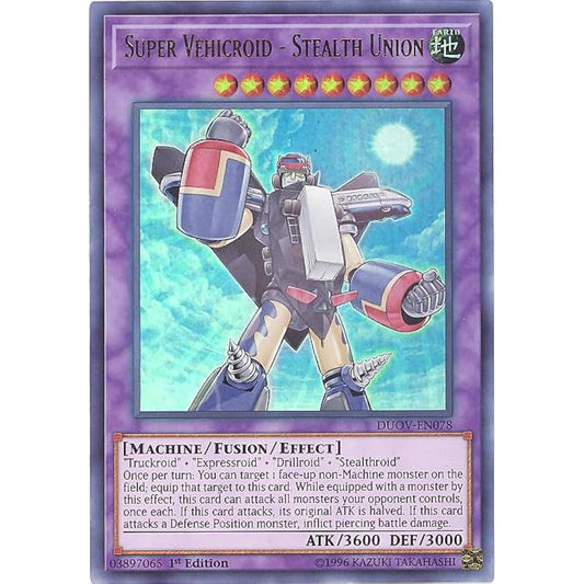 Super Vehiroid - Stealth Union - DUOV-EN078 - Ultra Rare - 1st Edition.