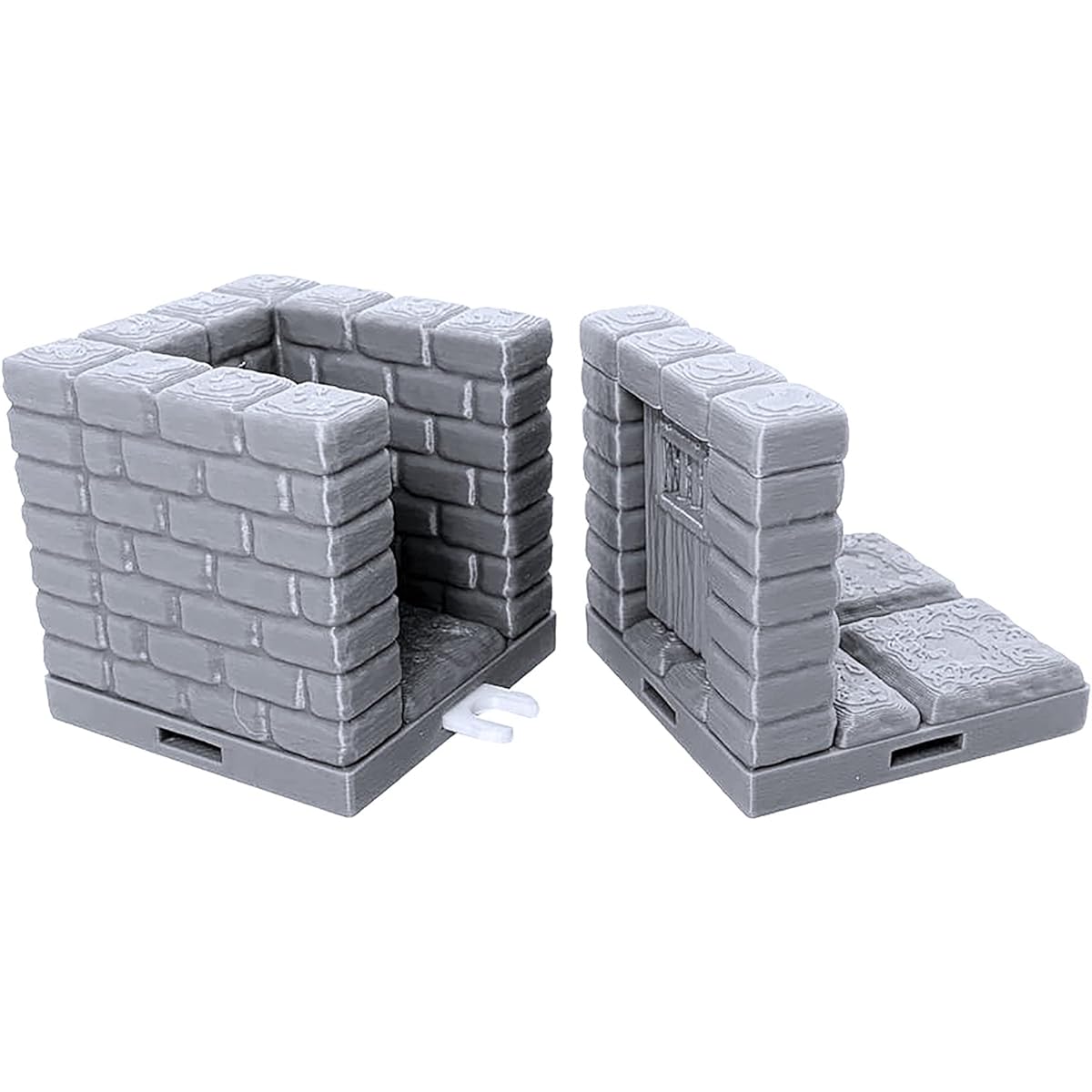 Rock Dungeon Tile - Prison Pit Paintable 3D Print Tabletop Role Playing Game Terrain Scenery 28mm for Miniatures