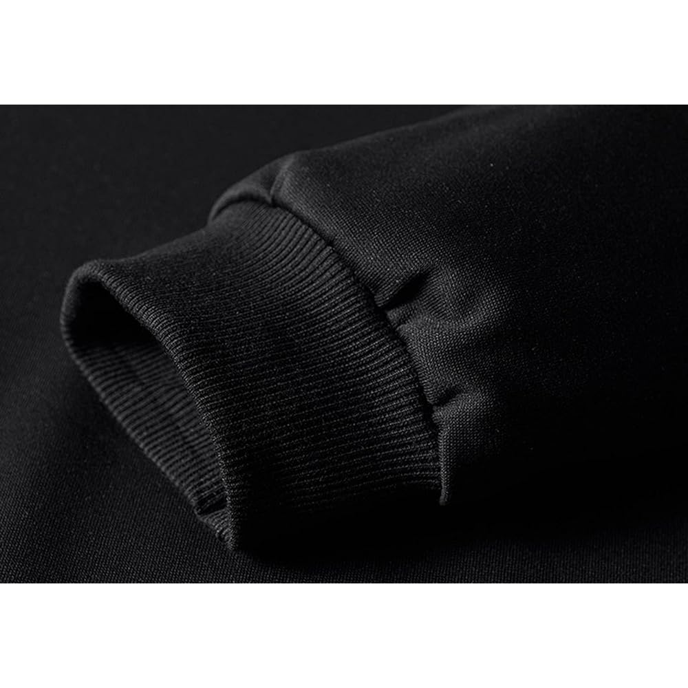 [OKJCON] Sweatshirt, Men's, Long Sleeve, Parka, Spring, Loose, Stylish, Casual, Plain, Pullover, Large Size