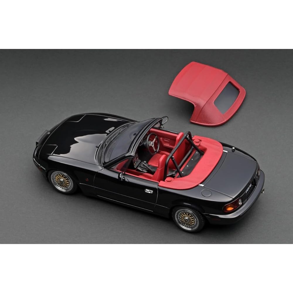 ignition model 1/18 Eunos Roadster (NA) Black finished product