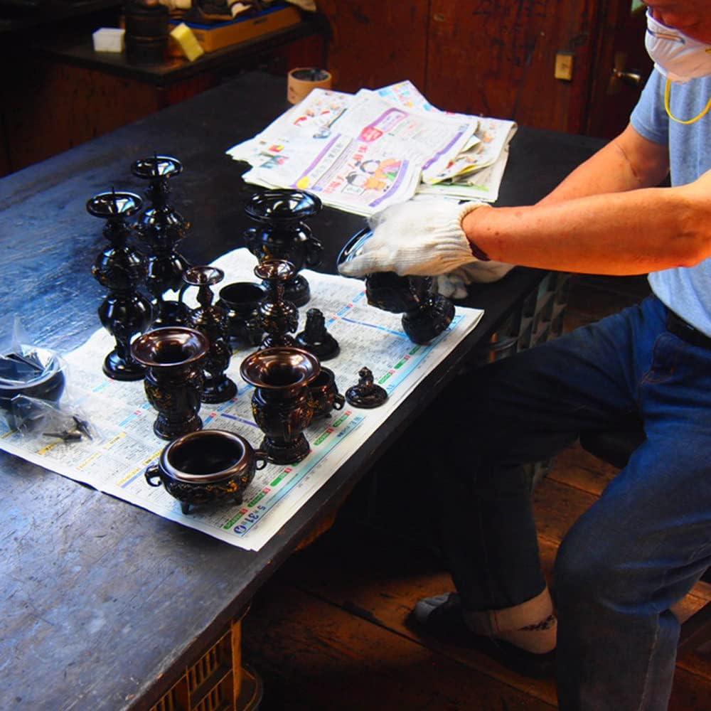 Cast Daitokuji Rin Orin, Black Orin, Various sizes, Made in Japan, Takaoka, Takaoka Shinto Buddhist utensils (2.5 dimensions)