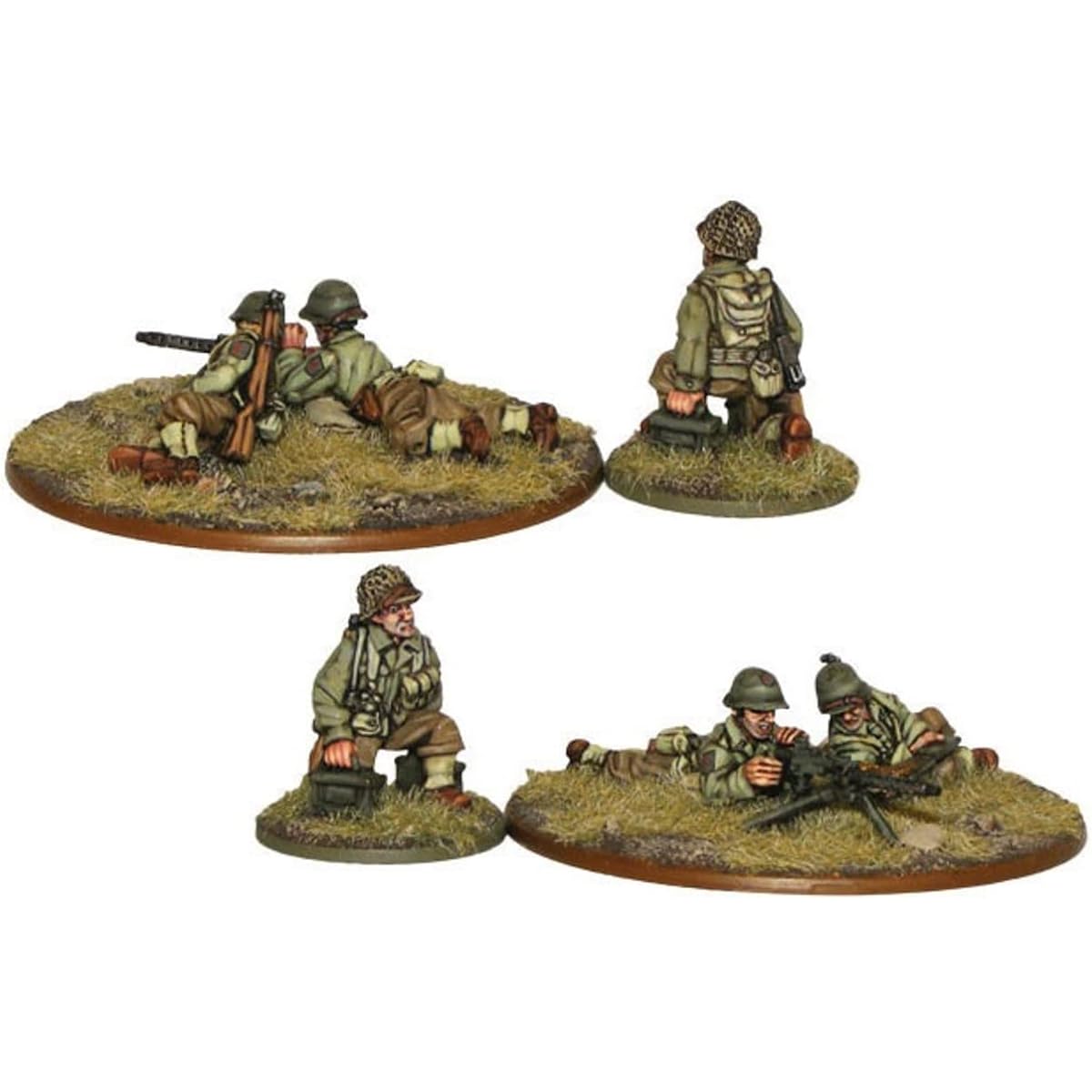 Warlord Games Bolt Action World War 2 Us Army 30 Cal Mmg Team Firing