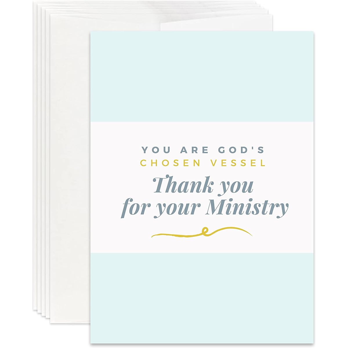 Pack of 12 Pastor/Minister/Church Staff/Volunteer/Ministry Appreciation Gift Cards