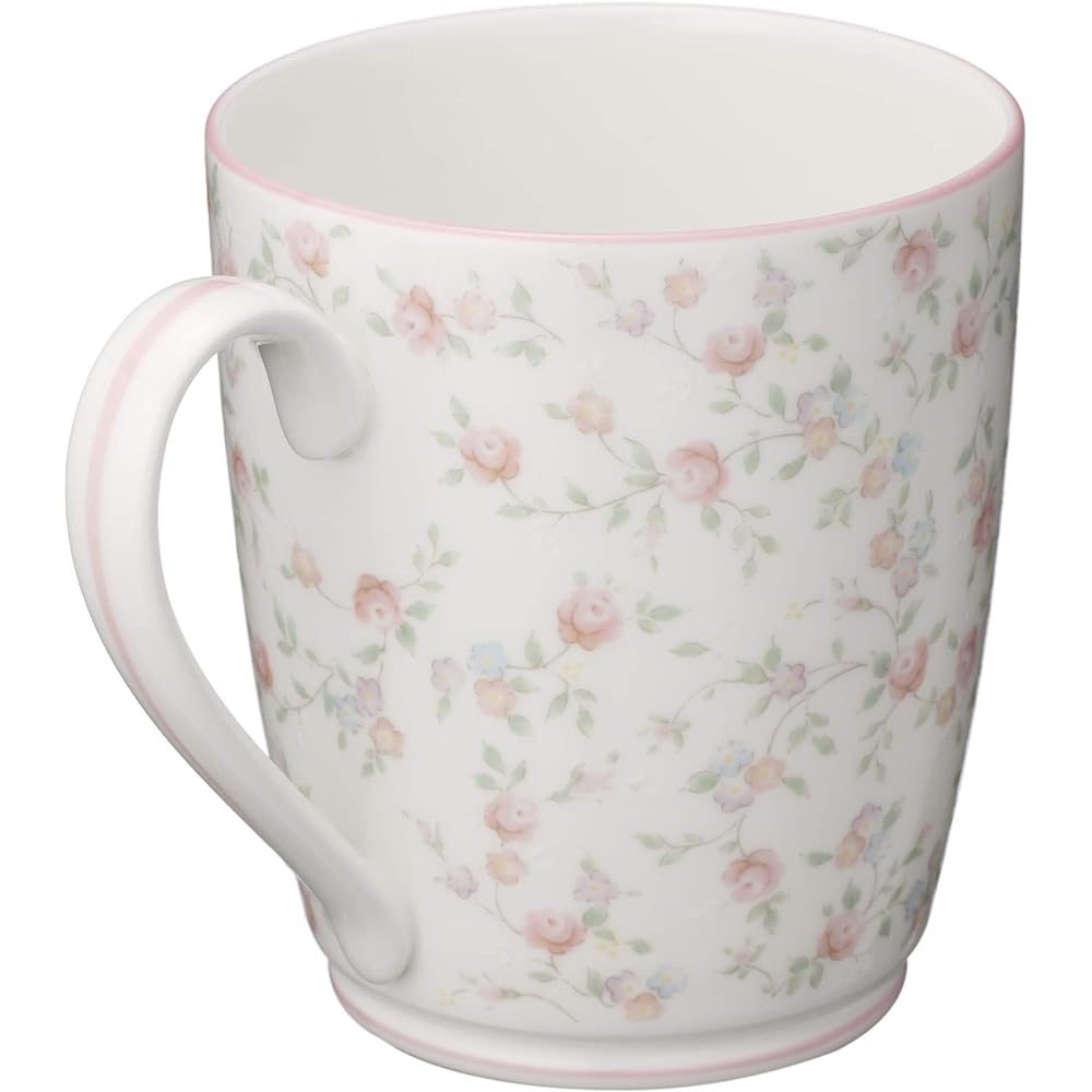 Noritake Mug (Pair Set) 295cc Cutie Rose Microwave Safe 2 Pieces Bone China P97280/9940