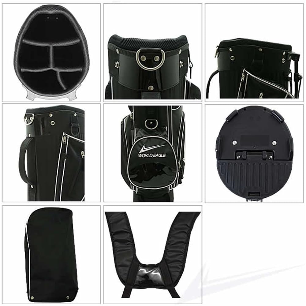 World Eagle F-01α Men's Stand Bag Black WE-J-F-BG-BK