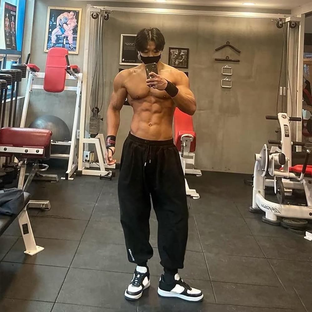 [NORRA] Jogger Pants Men's Jersey Bottom (Quick Dry x Breathable) Sweat Pants Spring Summer Pants Training Long Pants Large Size Stretch Skinny Pants Running Pants Sports Pants