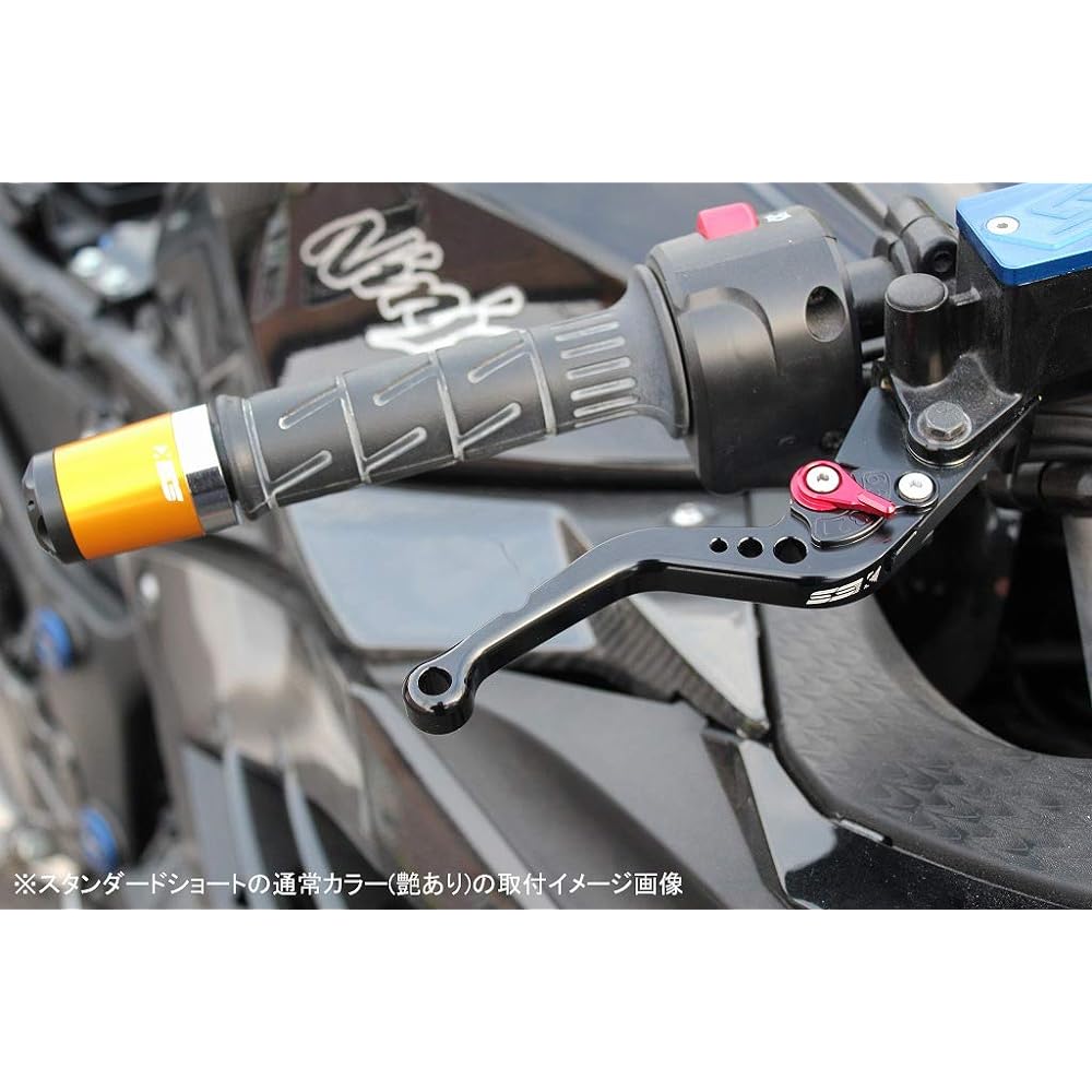 SSK Adjust Lever Standard Short Lever Color: Matte Titanium Adjuster Color: Matte Gold NINJA1000 2017-2018 Z1000 2017-2018 Z1000R 2017-2018 Z900RS LVCM028TM-GD