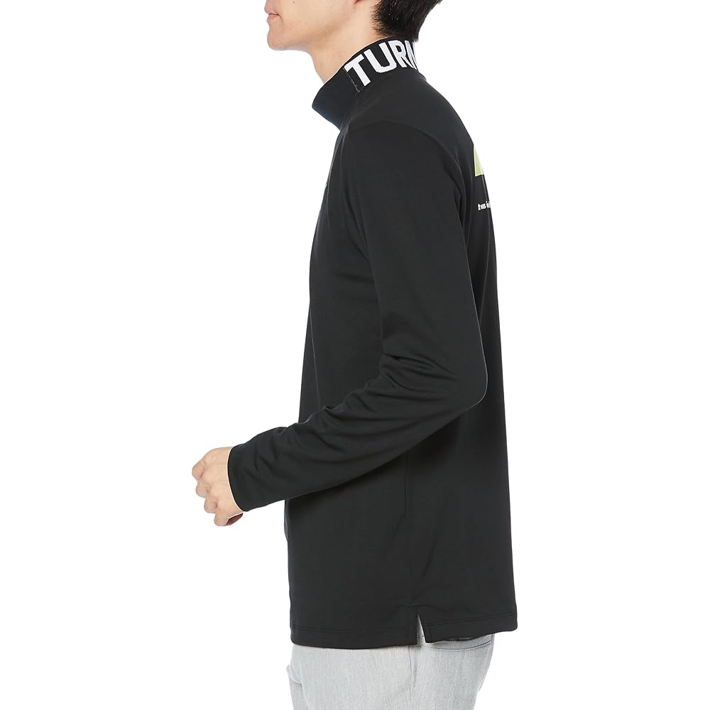 [PUMA] Golf Shirt Golf Stretch Smooth Slogan Logo LS Mock Neck Men's