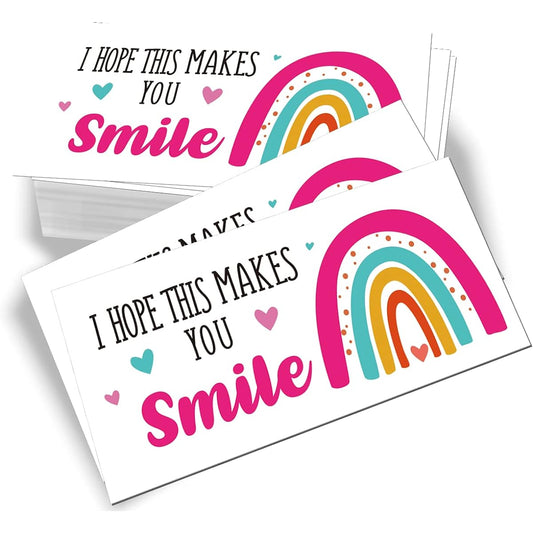 100 Mini I Hope This Makes You Smaile Business Thank You Cards Shopping Shopping Greeting Cards Purchase Thank You Cards for Small Business Owners Package Inserts 2