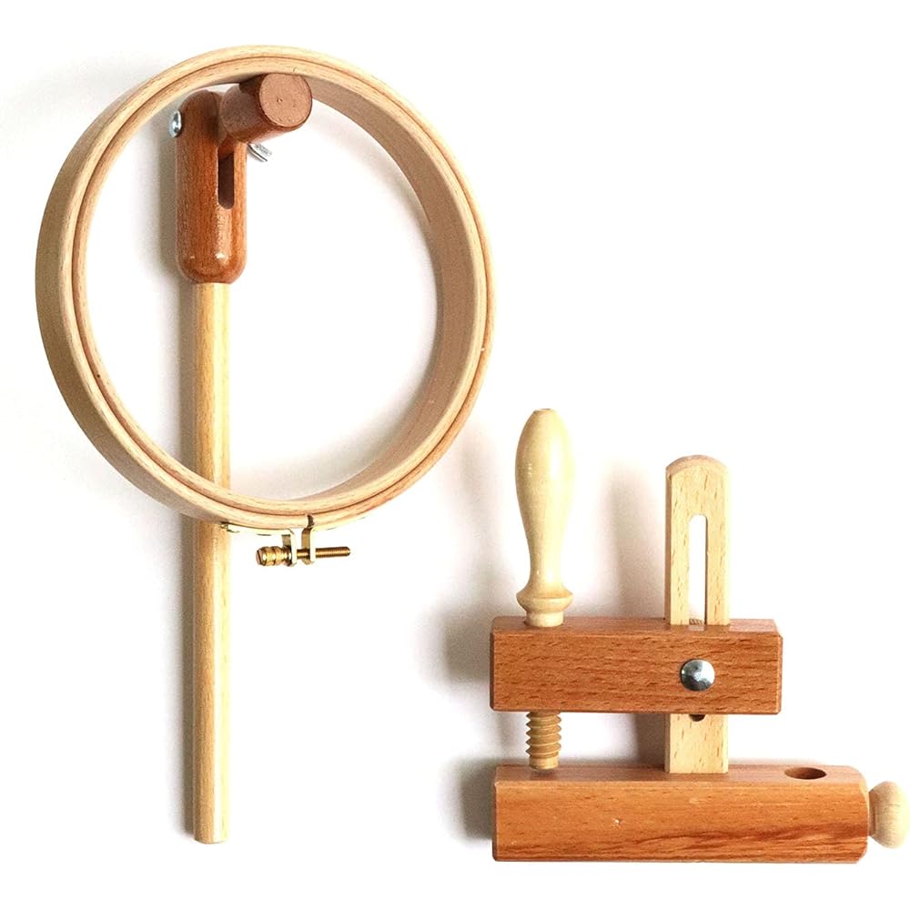 DMC Embroidery frame (with clamp) Inner diameter 14.5cm Tabletop type Wood DMC-MK0032