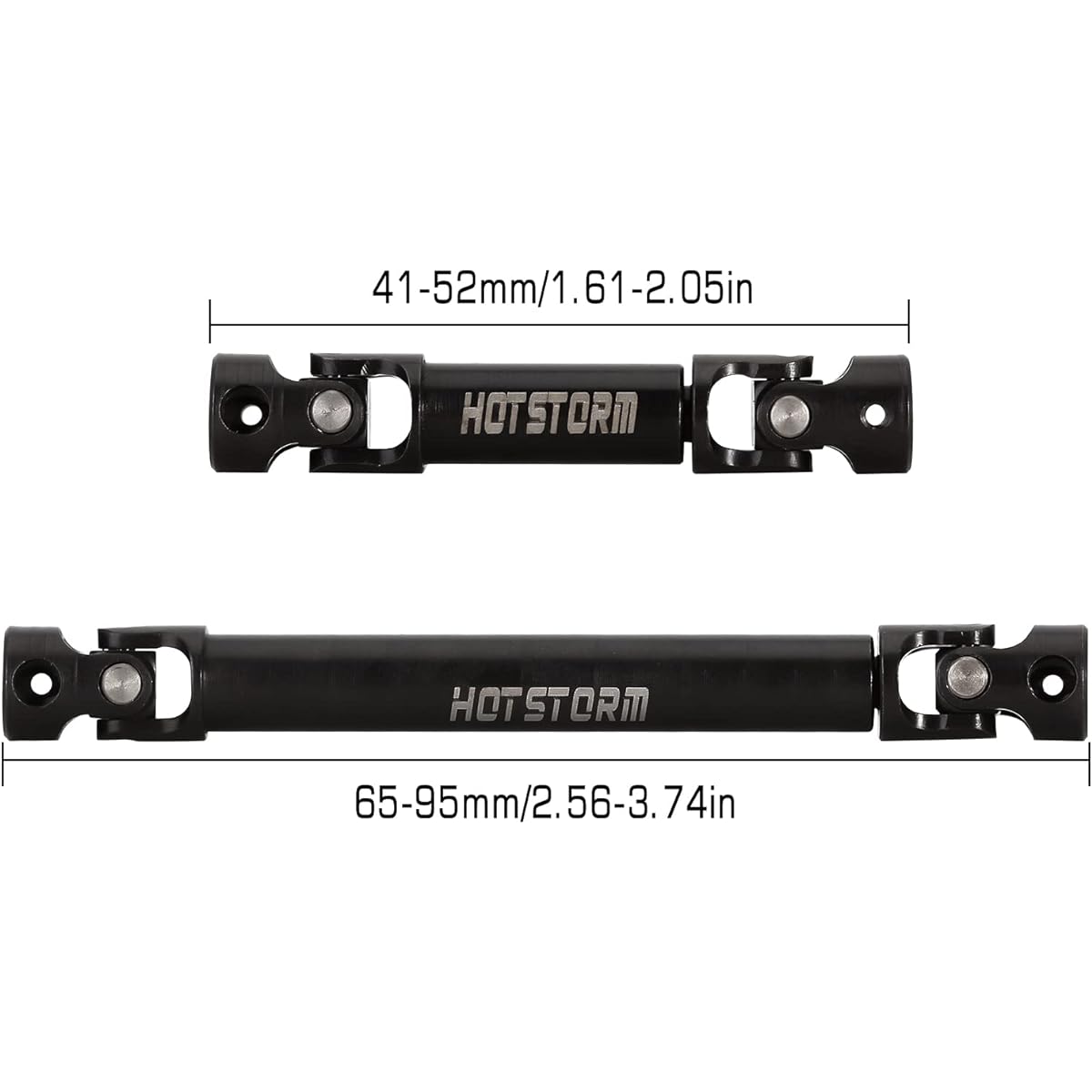HOTSTORM Driveshaft Steel Center Driveshaft SCX24 Gladiator Axial Upgrade Parts 2pcs