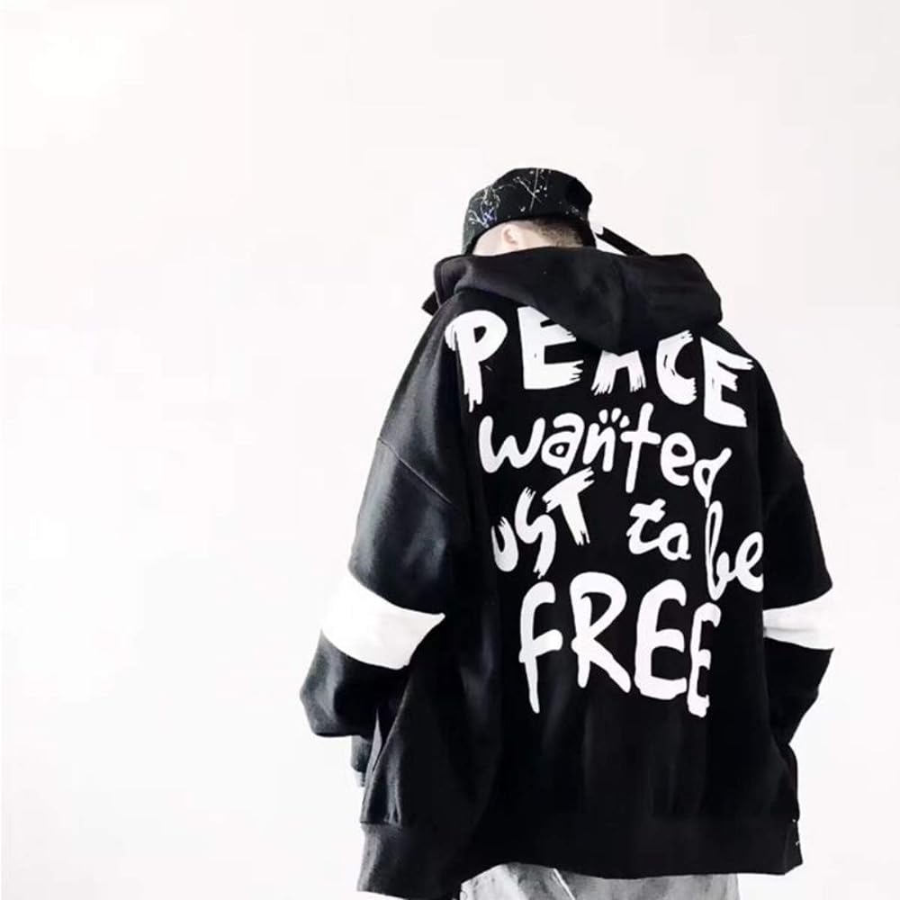 [At Marvelous] Men's Logo Hoodie Handwritten Logo Big Hoodie Unisex Big Silhouette Street (ST/No.23026)
