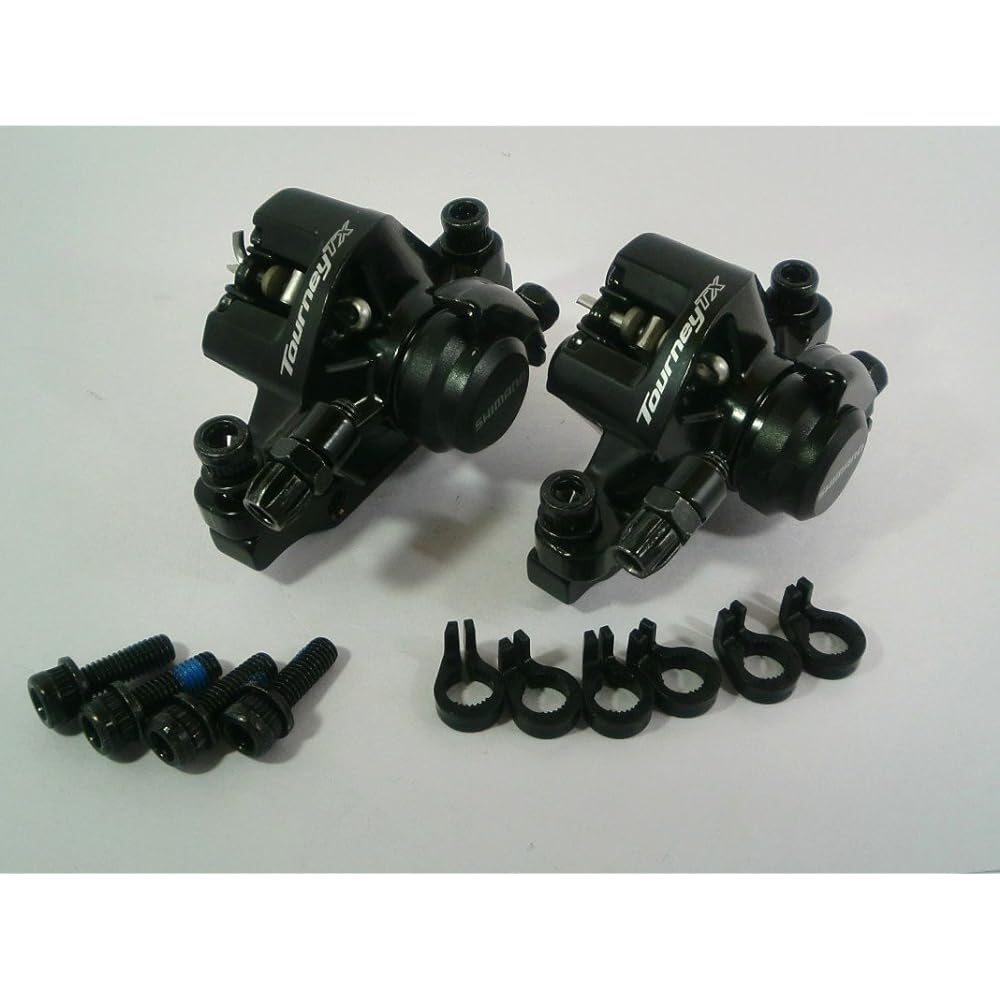 Shimano mechanical disc brake BR-TX805 black front and rear set IS mount adapter included 940