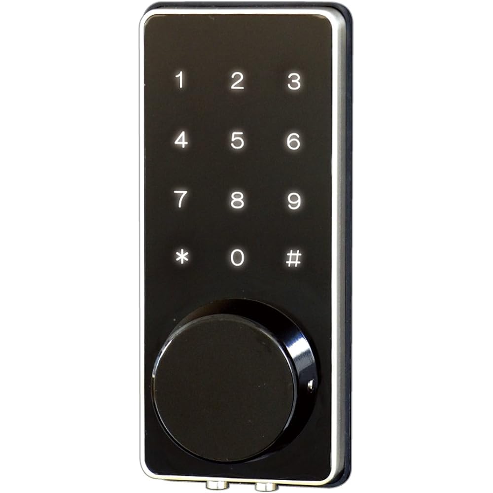 Nichi Seisakusho Smartly lock and unlock your door with your IC card and password! Digital lock Auxiliary lock DL-1