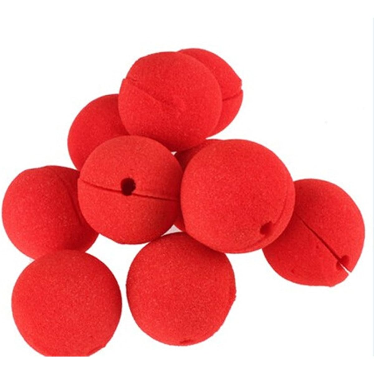 he andi foam clown nose circus party halloween costume red red 12pcs