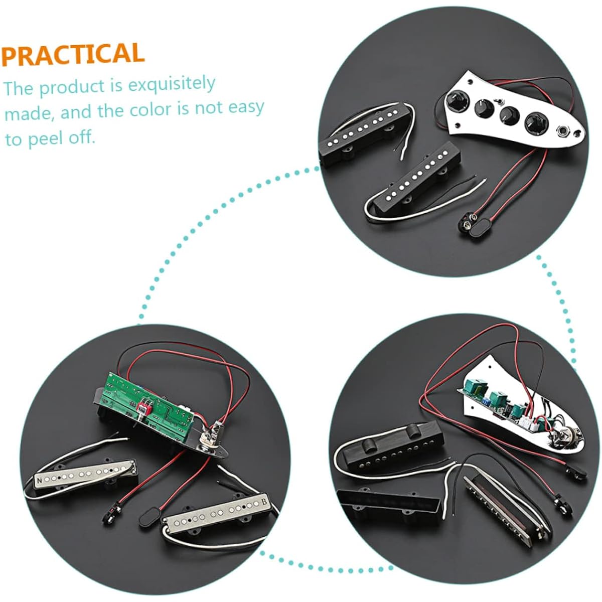 VICASKY 1 Set Select Custom Guitar Pickup Humbucker Pickup Guitar Bridge Pickup Acoustic Guitar Amplifier Acoustic Guitar Pickup Suit