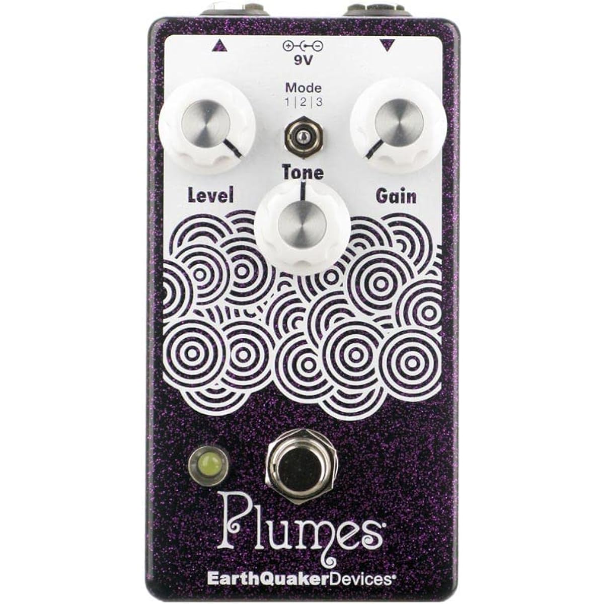 EarthQuaker Devices Plumes Small Signal Shredder Purple Sparkle (Gear Hero Exclusive)