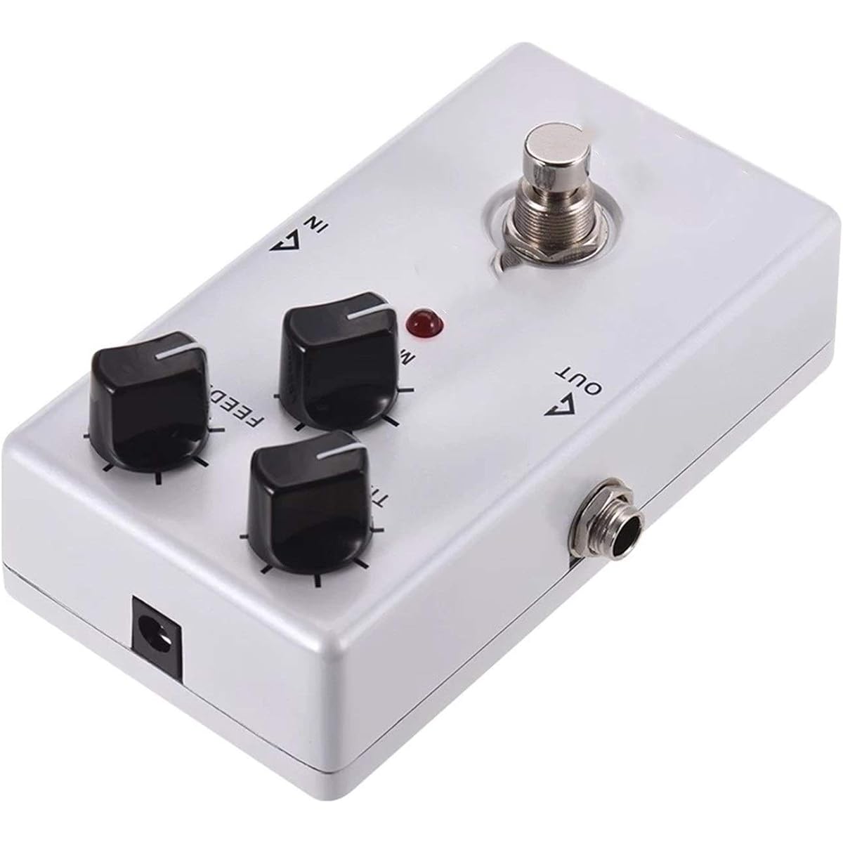 Guitar Effect Pedal Analog Delay Guitar Effect Pedal Processor 300ms Delay Time Full Metal Shell Guitar Effect