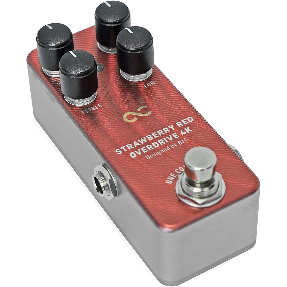 One Control Strawberry Red Overdrive 4K Overdrive Guitar Effector