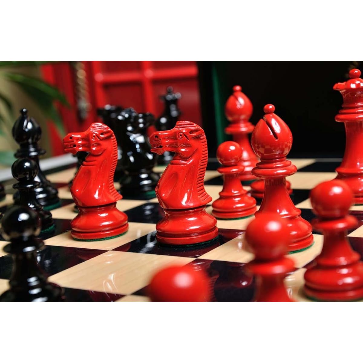 The Grandmaster Regal Series Chess Set, Box, & Board Combination