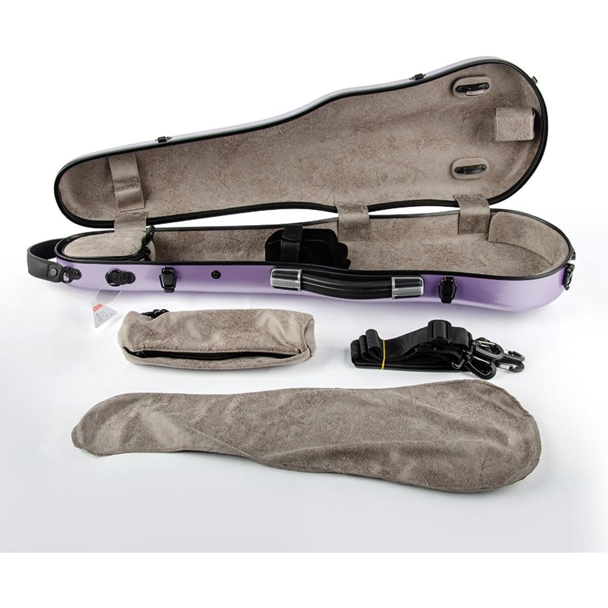 Violin Case Full Size 4/4 3/4 Universal Full Size Adjustable Violin Accessories Violin Storage Purple