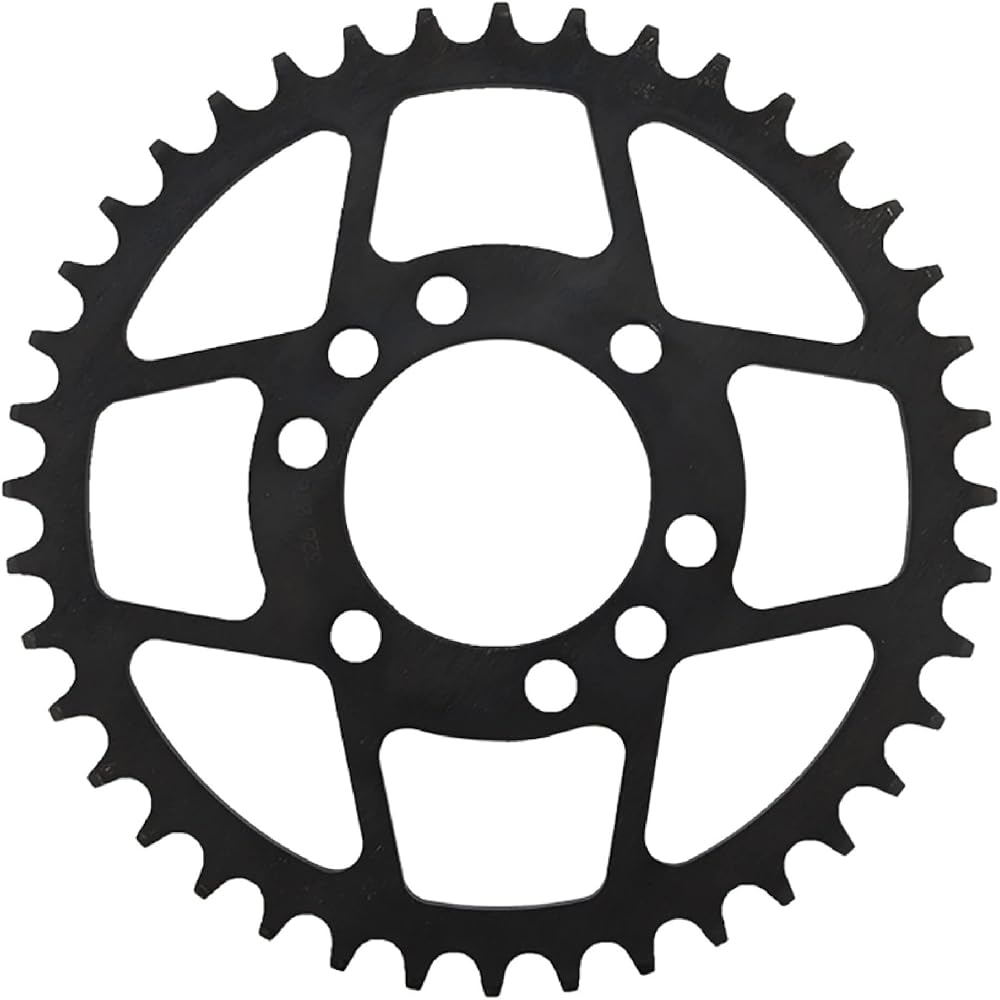 Supersprox RFE-1826-40-BLK Rear Steel Sprocket Black Compatible With/Replacement For Kawasaki 400 KFX 03 04 05 06