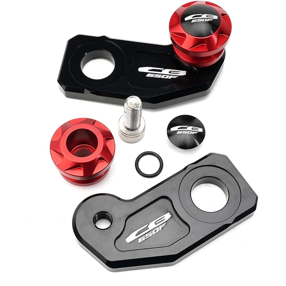 fit CB650F / CBR650F CB 650F CBR 650F 2014-2018 Motorcycle Chain Adjustment Bracket Block Swing Arm Spool Slider Swing Arm Slider Spool (Size : CB650F Orange)