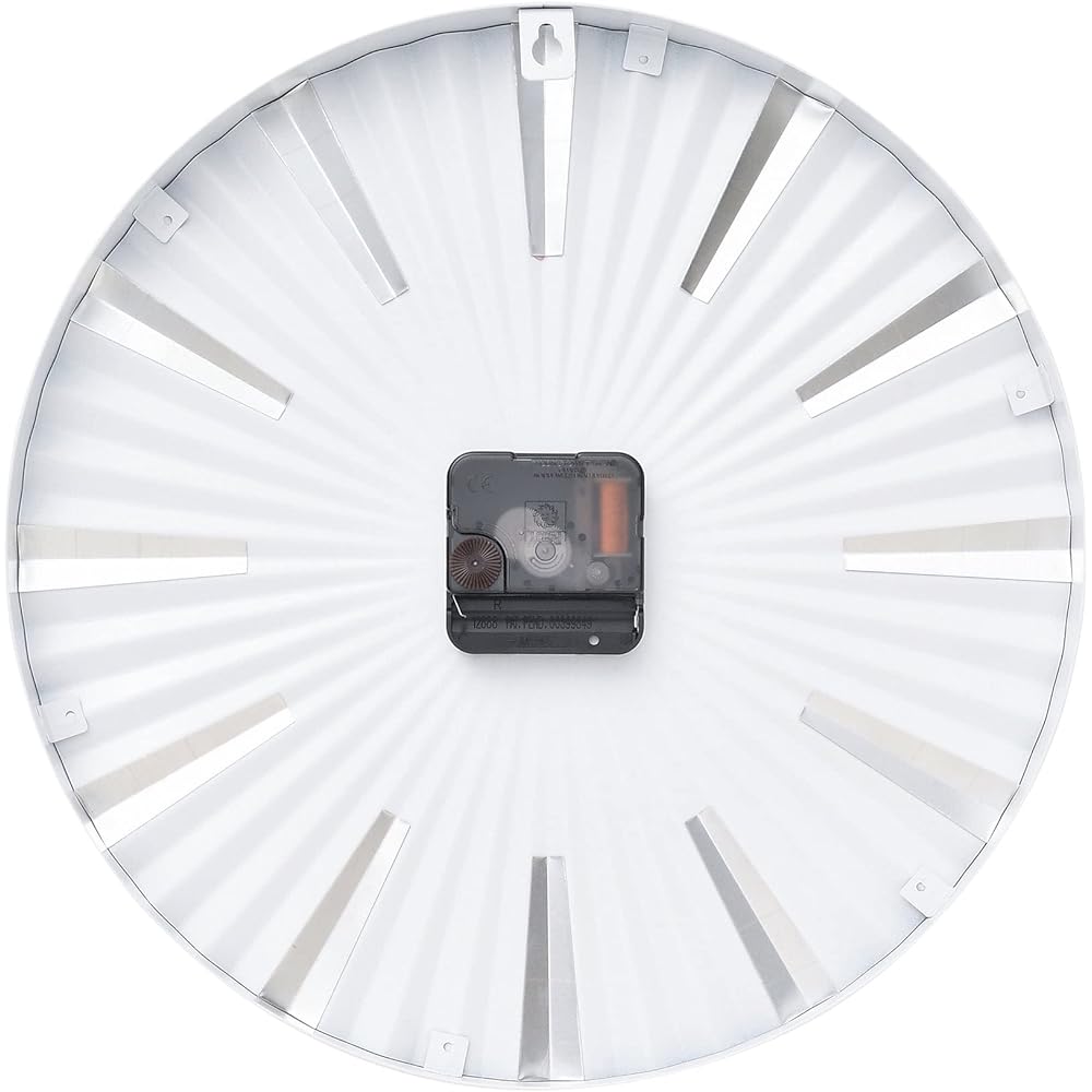 Francfranc Radiate Wall Clock White