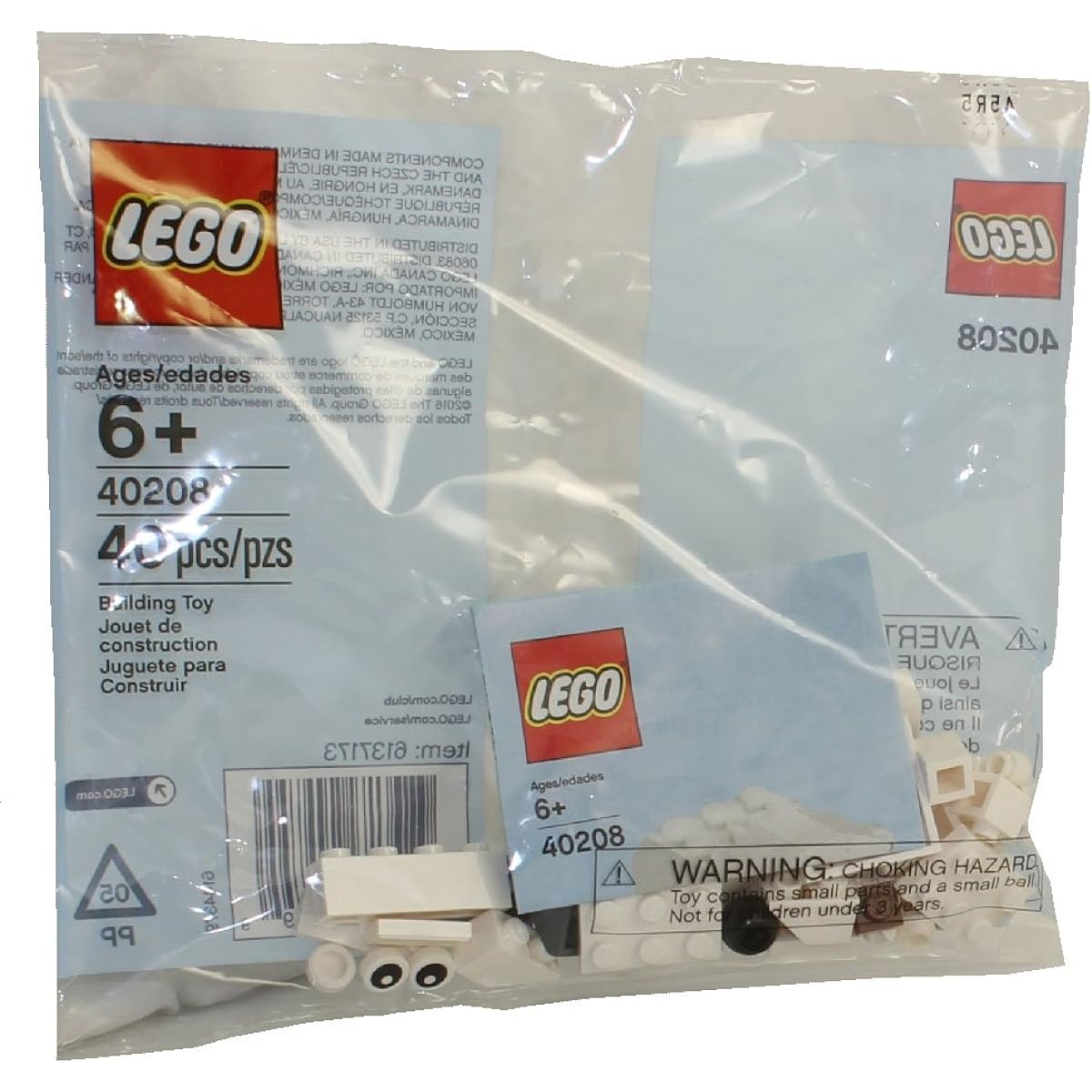 LEGO Mini Monthly Mini Build Bagged Set – Polar Bear ( # 40208 ) ( 40ピース)