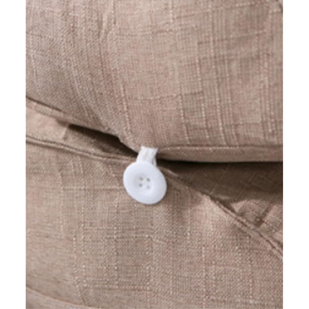 Backrest Cushion with Backrest Sofa Cushion with Smartphone Pocket Korean Like Seat Cushion (Beige)