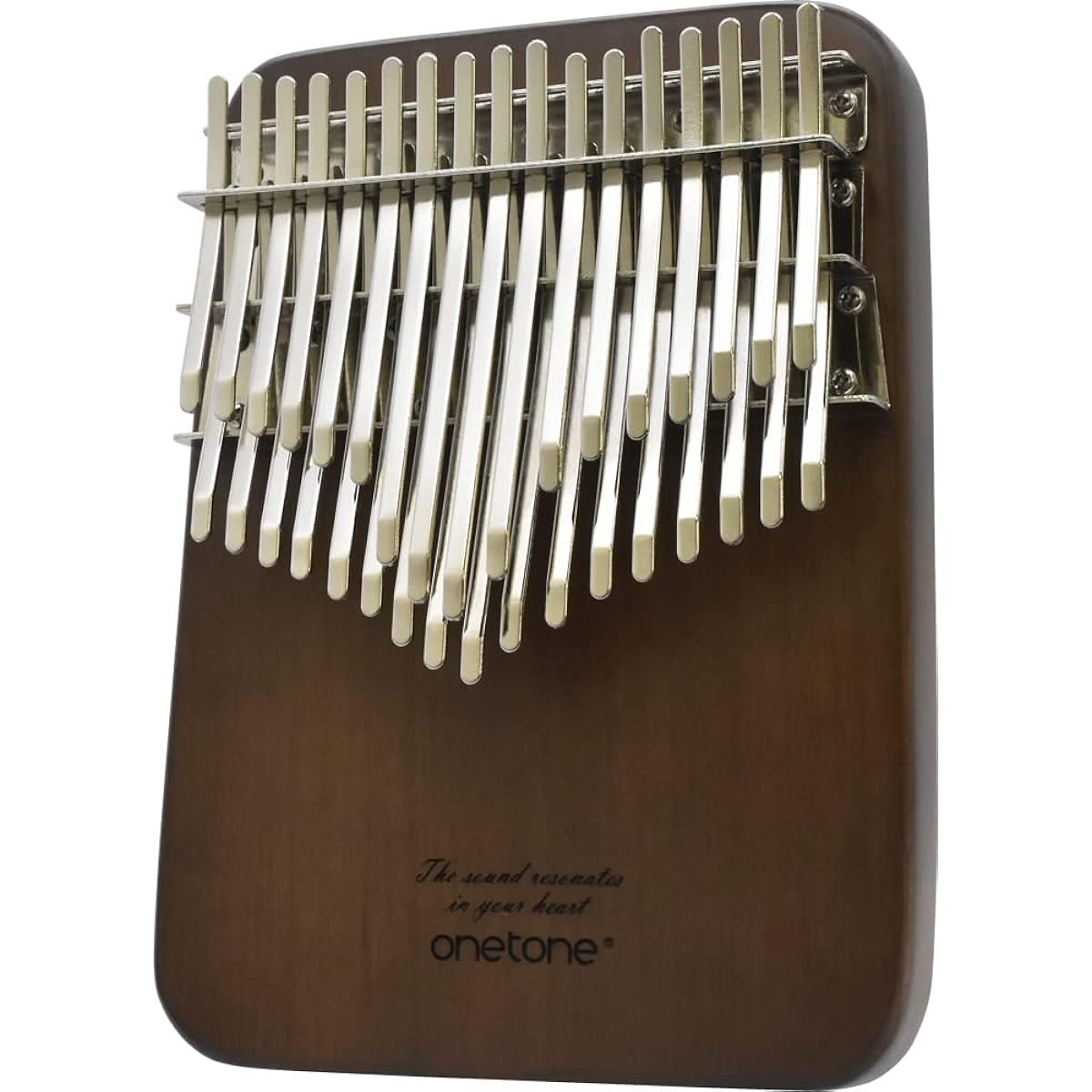 ONETONE One Tone Kalimba (Thumb Piano) 34 Key Beginner Set Walnut Material OTKLS-34/WN [Special Case/Cleaning Cloth/Key Adjustment Hammer/Lower Key Adjustment Stick/Key Sticker/Color Sticker/Pickup Included]