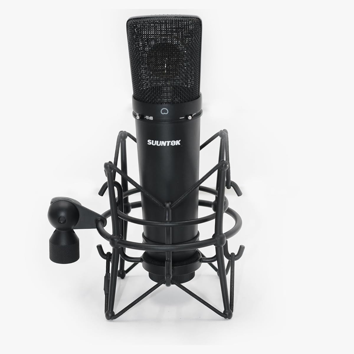 SUUNTOK XLR Condenser Microphone Studio Recording Microphone Perfect for Studio, Podocst, Live Streaming, Broadcast - TM87KB (Black)