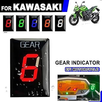 Digital Meter Display 1-6 Gear Indicator Speed Display Meter Kawasaki Z300 Z650 Z750 Z750R Z800 Z800e Z1000 Z1000SX EFI Motorcycle Accessories Indicator Meter Display