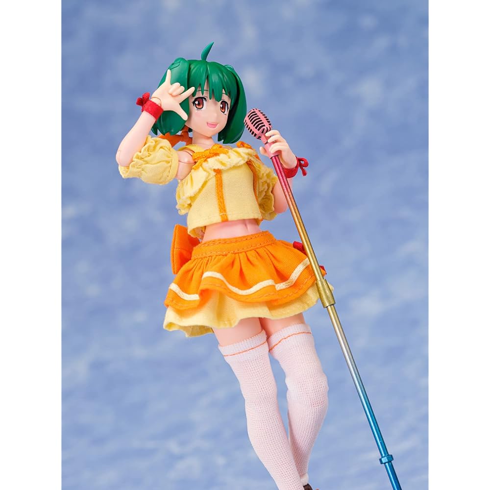 Aoshima Bunka Kyozai VFG Macross Frontier VF-25F Messiah Ranka Lee Macross 40th Anniversary Height approx. 150mm Color-coded plastic model MC-10