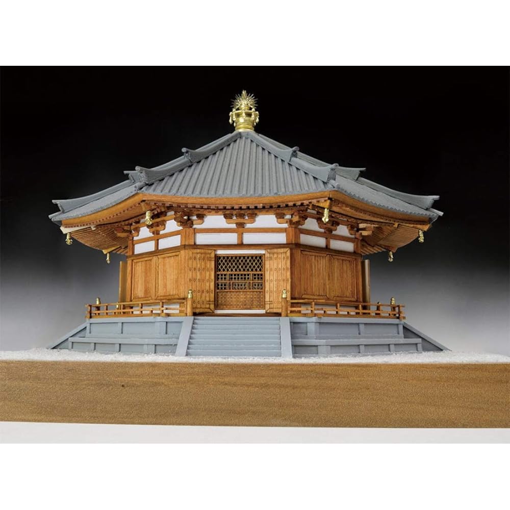 Woody Joe 1/75 Horyuji Yumeden Wooden Model Assembly Kit