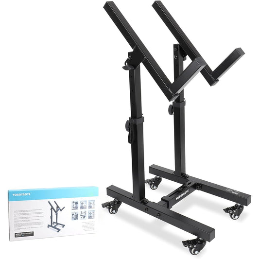 Vondynote Adjustable Mobile Guitar Amplifier Stand or Amplifier Speaker Cabinet Stand or Stage Monitor Tilt Guitar Combo Stand